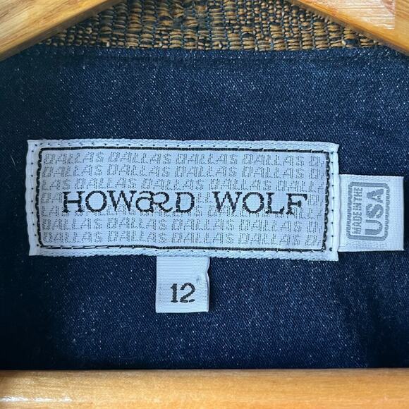 Howard Wolf Women's Vintage Patchwork Western Style Jacket Size 12 - Picture 9 of 9